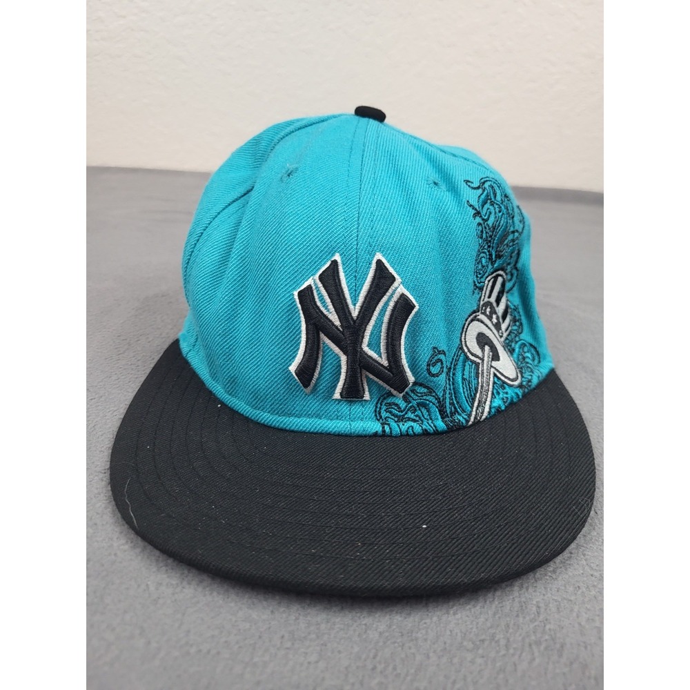 New Era 59Fifty‎ New York Yankees Hat Cap Adult 7 1/8 Blue Uncle Sam Pin